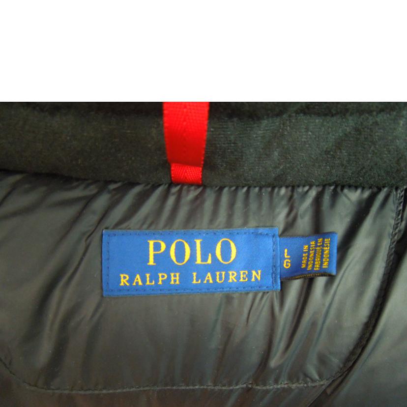 POLO RALPH LAUREN/POLO RALPH LAUREN フーディ‐ジップアップダウンベスト グレー サイズL//ABランク/83