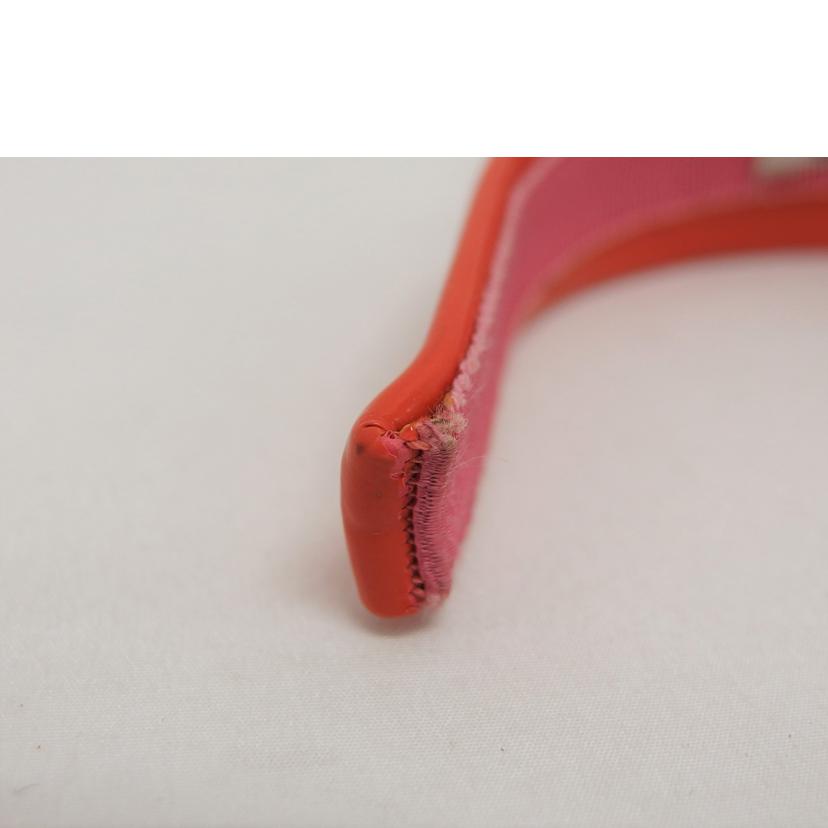 miu miu ミュウミュウ/エナメルレザーサイドロゴ/カチューシャ/オレンジ//ABランク/04