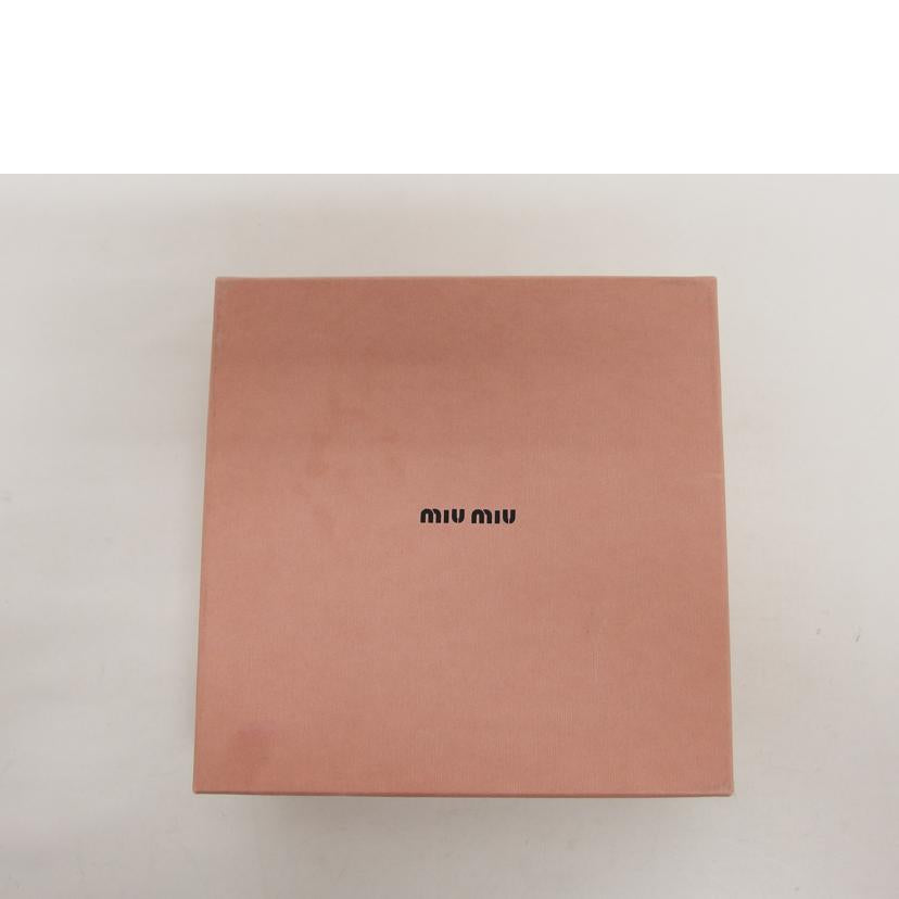miu miu ミュウミュウ/エナメルレザーサイドロゴ/カチューシャ/オレンジ//ABランク/04