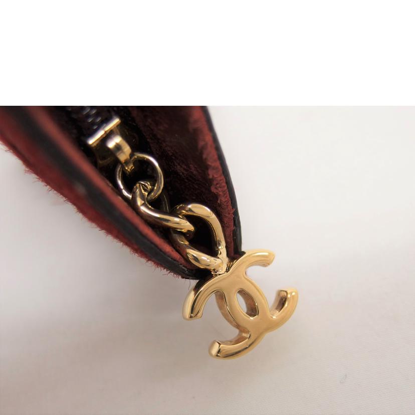 CHANEL シャネル/ココマーク/ハラコレザー/コインケース/キーリング付き//7071414/Bランク/04