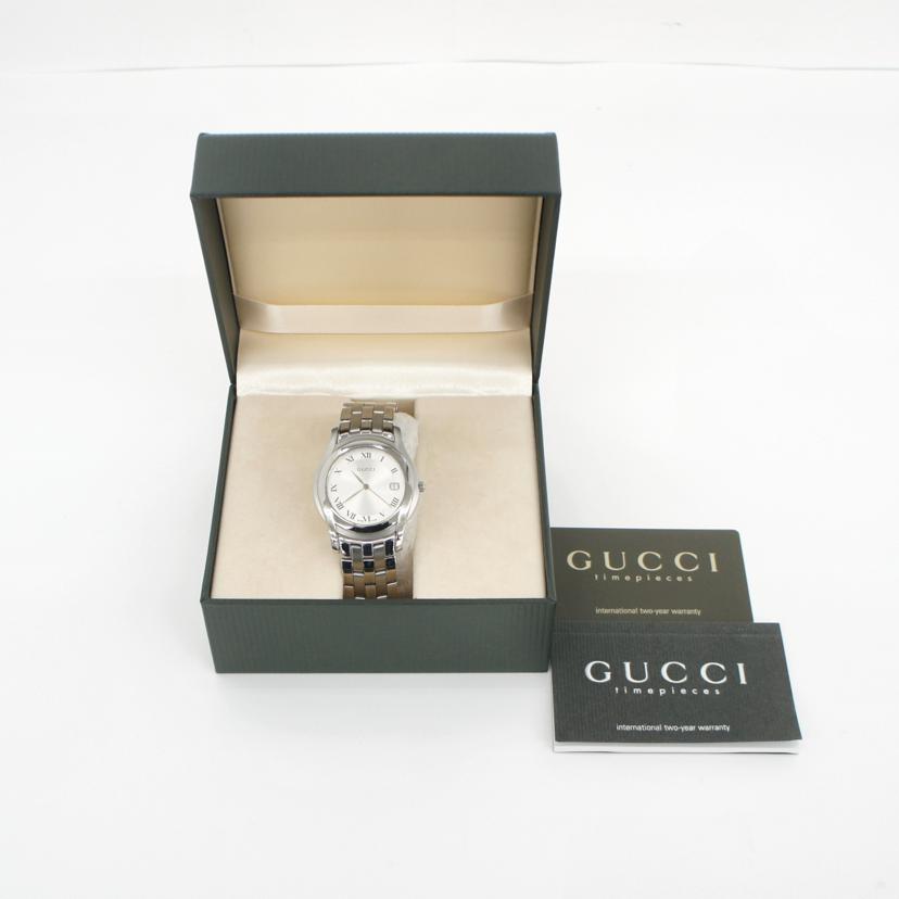 GUCCI グッチ/Gクラス/シルバー/メンズ/クオーツ/5500M//010****/Bランク/03