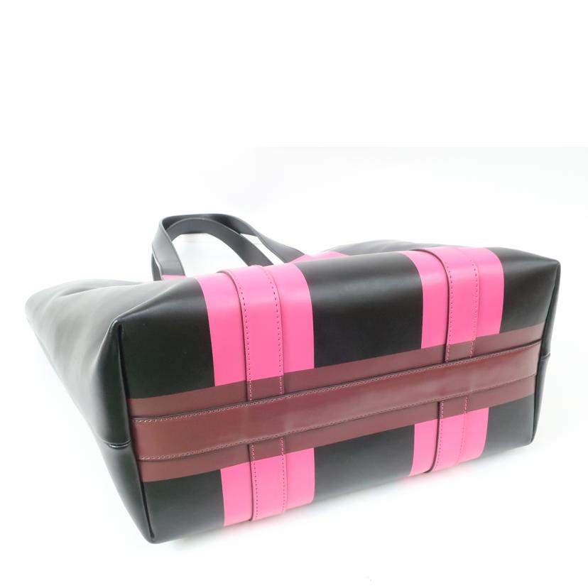 Paul Smith ポールスミス/バイカラートートバッグ ツートン ブラック ショッキングピンク//ABランク/65