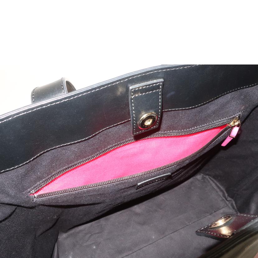 Paul Smith ポールスミス/バイカラートートバッグ ツートン ブラック ショッキングピンク//ABランク/65