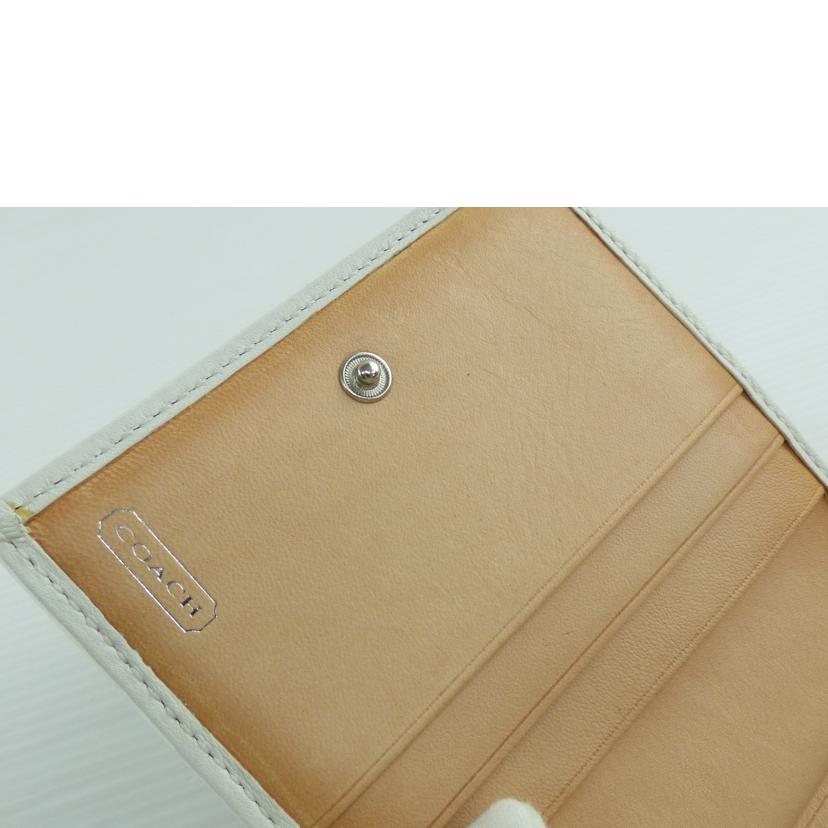 COACH コーチ/シグネチャーキャンバスWホックコンパクト財布//ABランク/64