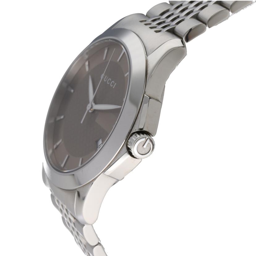 GUCCI グッチ/Gタイムレス・ブラウン/メンズ/クオーツ/YA126406//125*****/Aランク/03