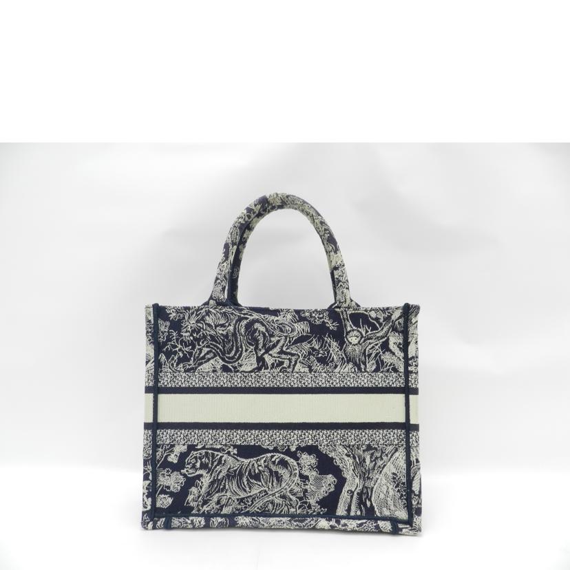CHRISTIAN DIOR クリスチャンディオール ハンド キャンバス 青/ブックトートミディアム/リバーストワルドゥジュイ/M12962ZTDT//50-MA-1221/Aランク/69