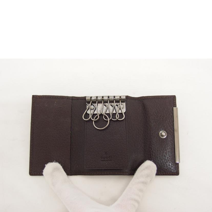 GUCCI グッチ/GGキャンバス/6連キーケース/127048//0989/Bランク/04