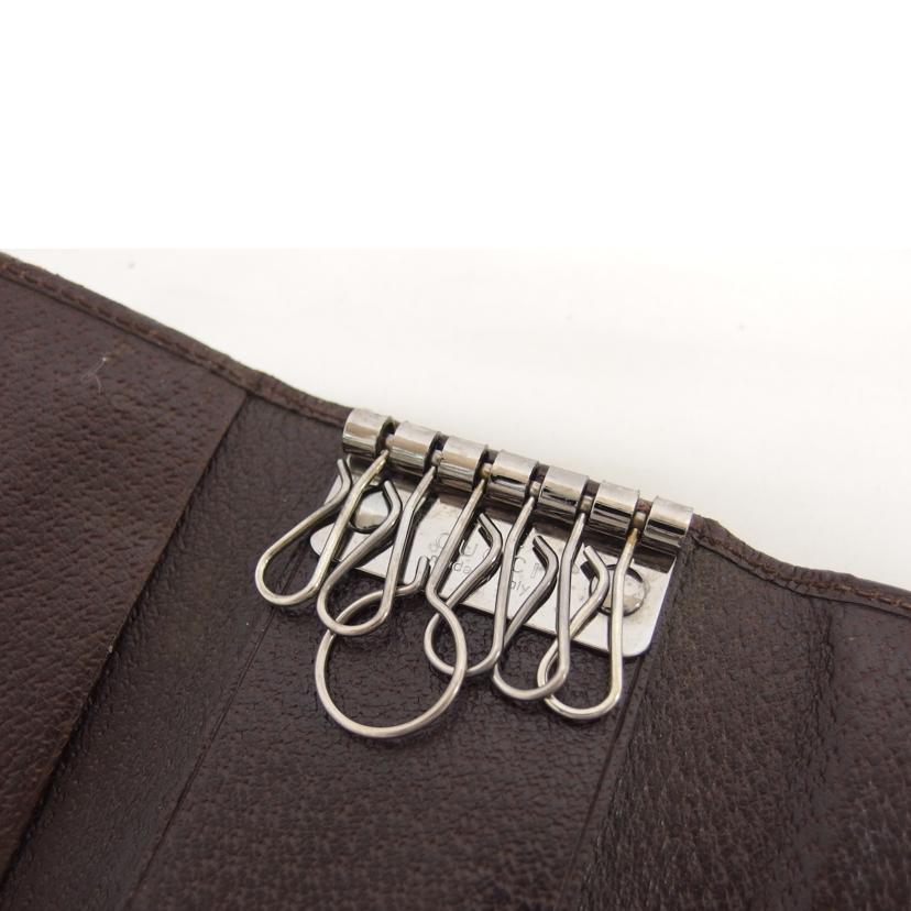 GUCCI グッチ/GGキャンバス/6連キーケース/127048//0989/Bランク/04