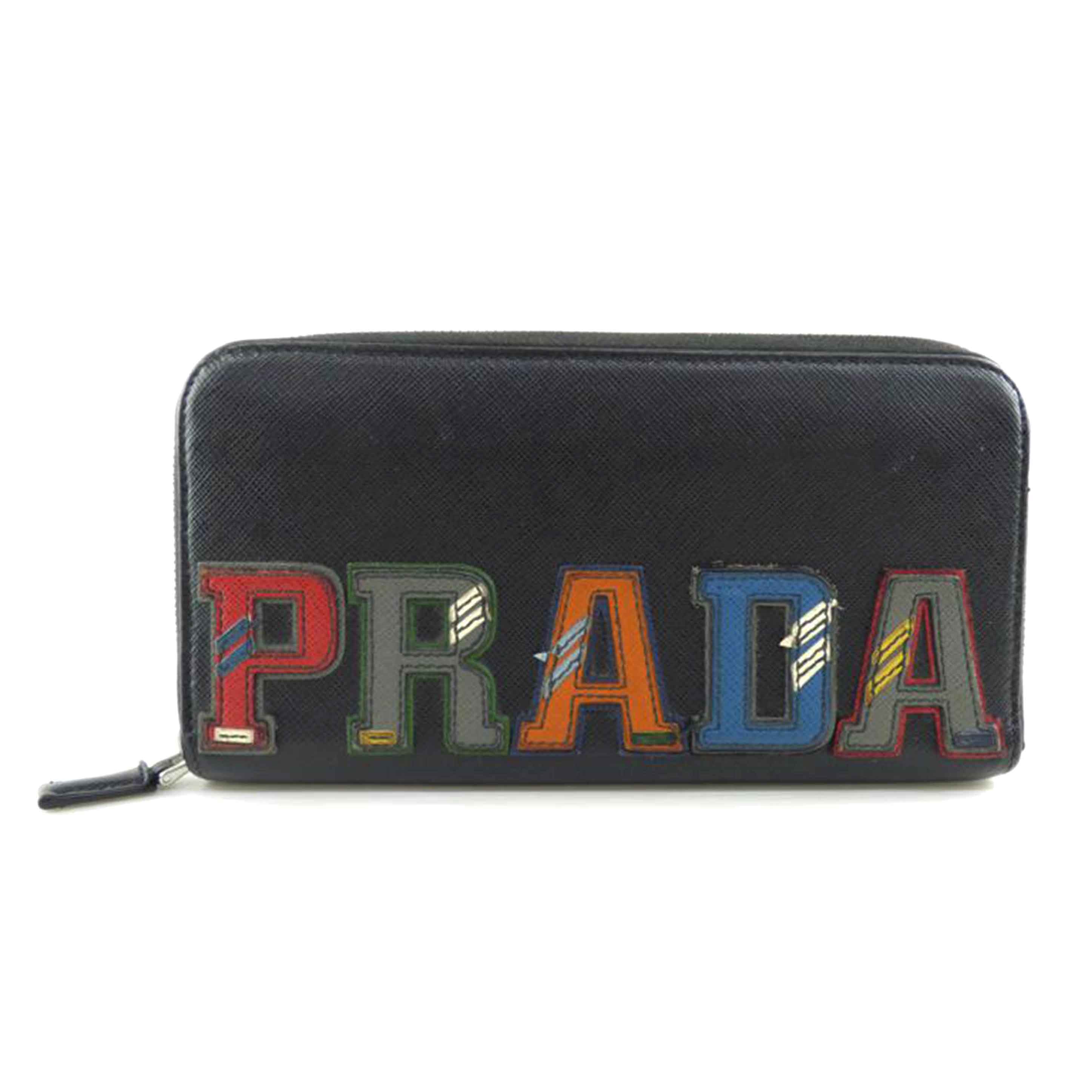PRADA プラダ/ラウンドファスナー長財布//Bランク/64