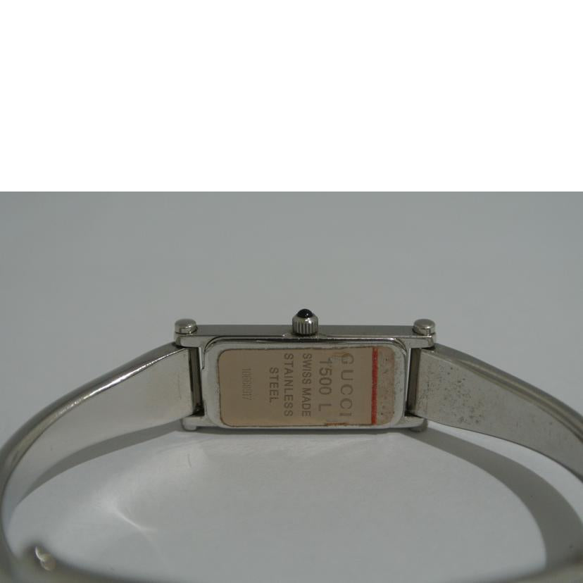 GUCCI グッチ/バングルウォッチ ピンクシェル/1500L//10668917/Bランク/87