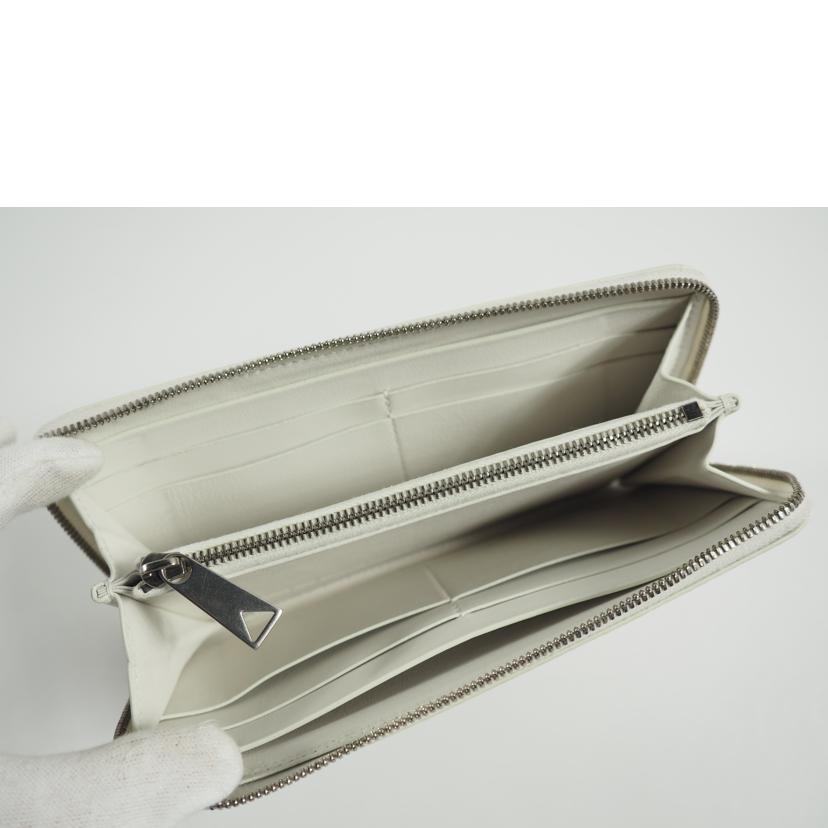 BOTTEGA VENETA ボッテガヴェネタ/デボスイントレチャート ラウンドファスナー 長財布//Bランク/79