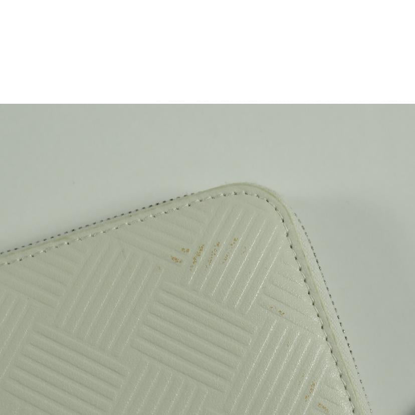BOTTEGA VENETA ボッテガヴェネタ/デボスイントレチャート ラウンドファスナー 長財布//Bランク/79