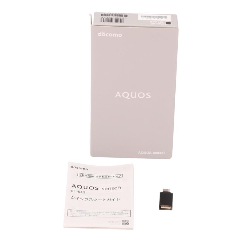 SHARP docomo シャープ/スマートフォン/AQUOS sense6/SH-54B docomo//356655112762332/Aランク/78