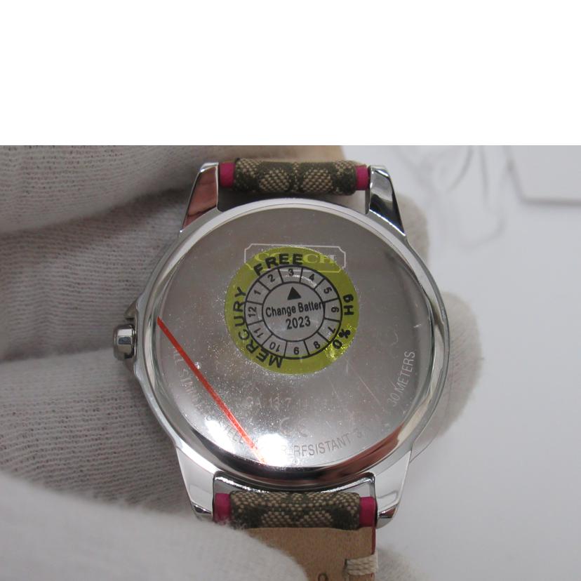 COACH/レディースウォッチ/ミニシグネチャー/クォーツ/CA.13.7.14.0614//Sランク/63