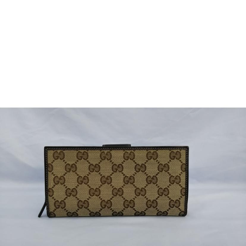 GUCCI/GGキャンバス二つ折長財布/154256//478442/Aランク/07