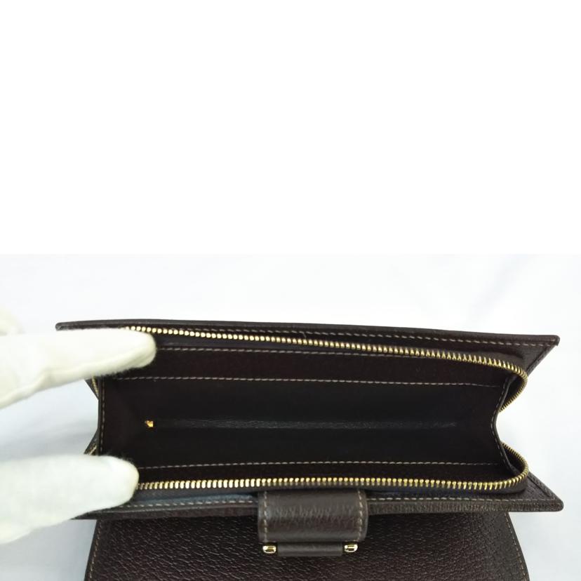 GUCCI/GGキャンバス二つ折長財布/154256//478442/Aランク/07