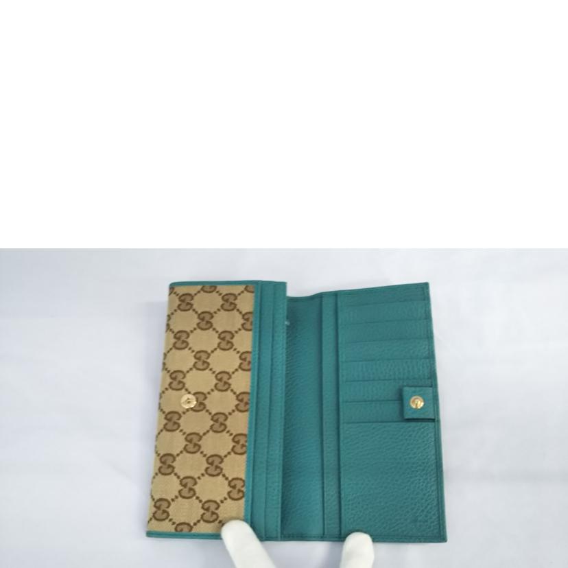 GUCCI グッチ/GGキャンバス二つ折長財布 /346058//0416/Aランク/07