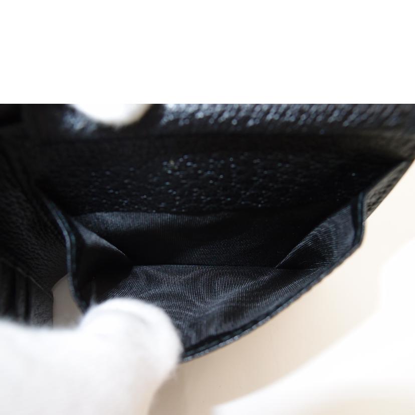 GUCCI グッチ /GGマーモント・レザーコインウォレット/ブラック/428725//203887/SAランク/69