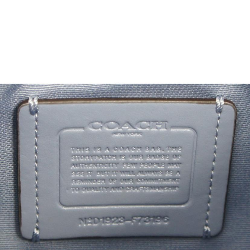 CAOCH コーチ/ペプルドレザースモールミアショルダー/ブルー/F73196//D19**/ABランク/75