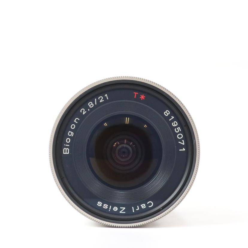 CONTAX Carl Zeiss コンタックス カール・ツァイス/一眼レフレンズ Carl Zeiss 21mm F2.8 ContaxGマウント/Biogon T 2.8/21//8195071/Aランク/65