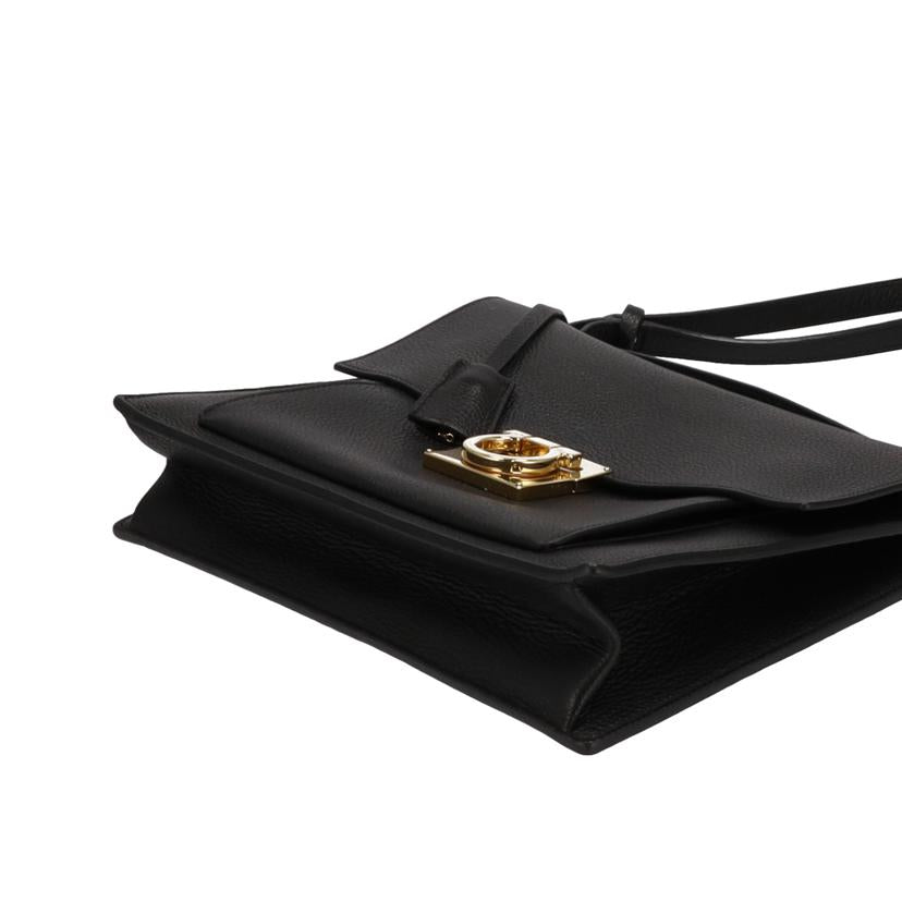 S.Ferragamo フェラガモ/ガンチーニレザー2Wayショルダー//DY-21 O014/Bランク/75