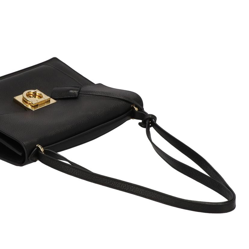 S.Ferragamo フェラガモ/ガンチーニレザー2Wayショルダー//DY-21 O014/Bランク/75