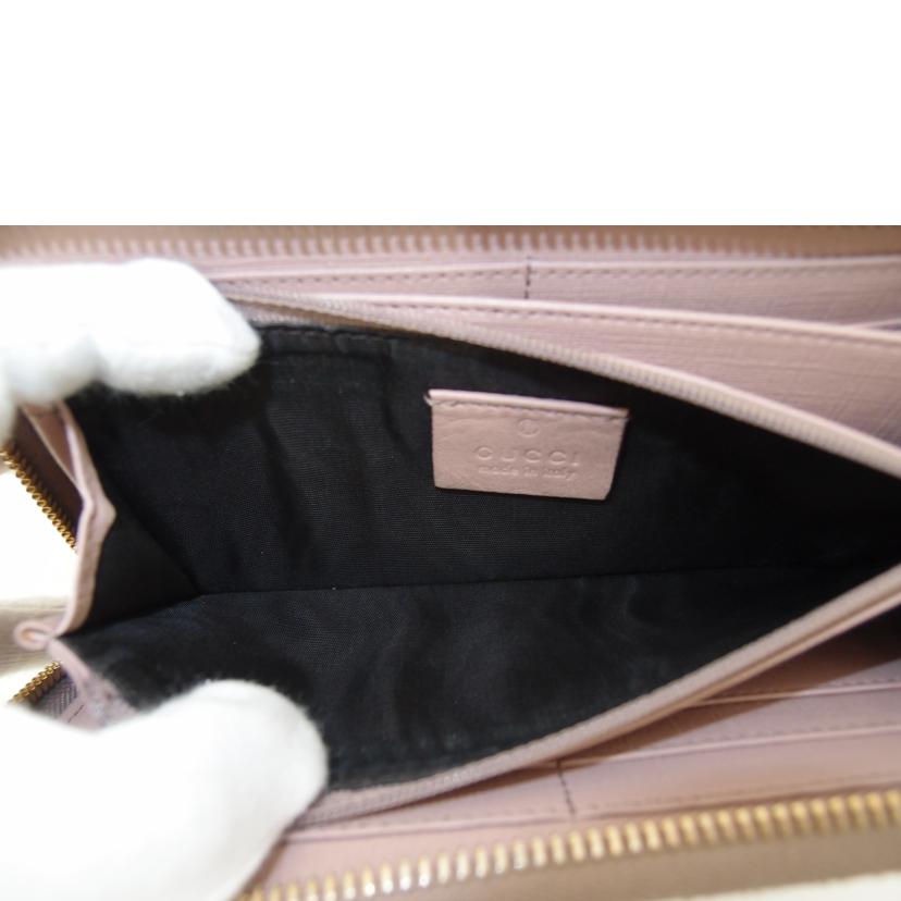 GUCCI グッチ レディース/GGスプリームラウンドファスナー長財布/ピンク/309758//496334/Aランク/69