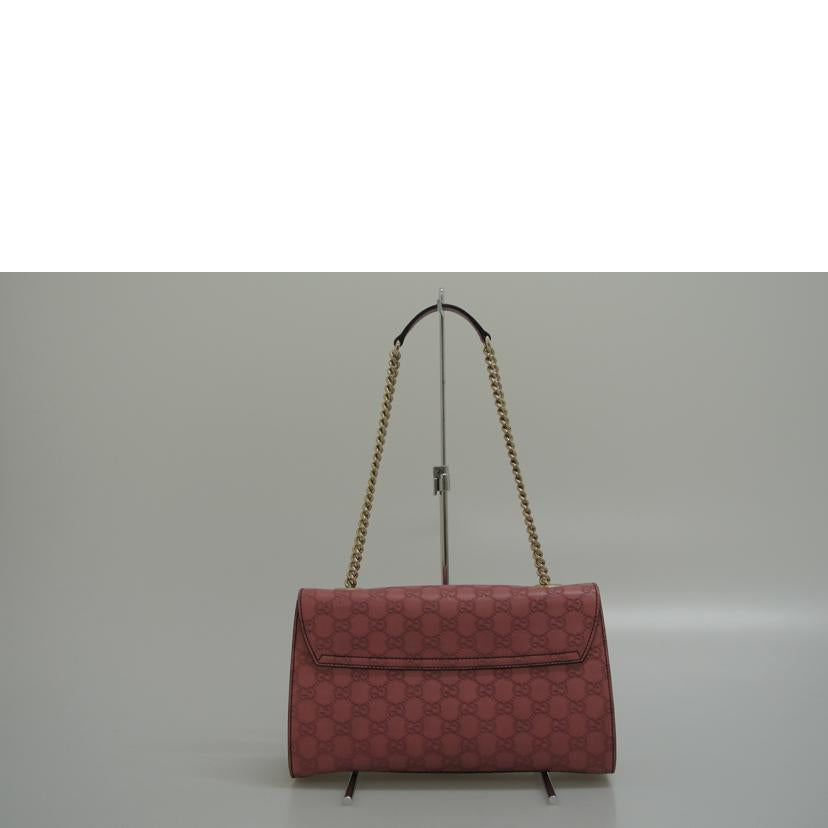 GUCCI グッチ/GGエミリーチェーンショルダーバッグ ピンク/295402//001998/ABランク/87