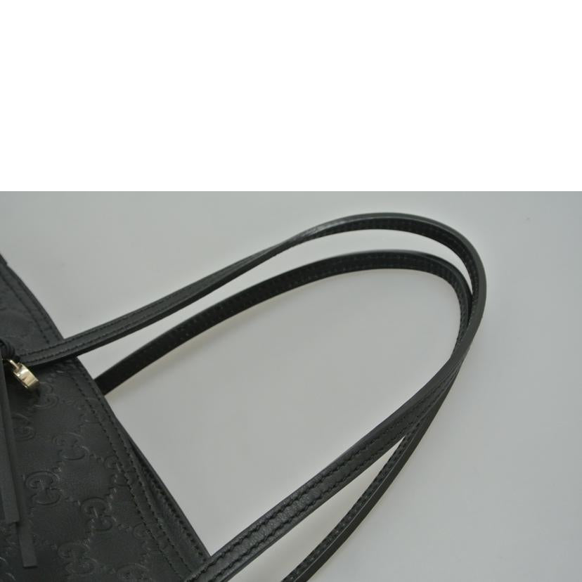 GUCCI グッチ/GGグッチシマトートバッグ 黒/323671//527066/ABランク/87