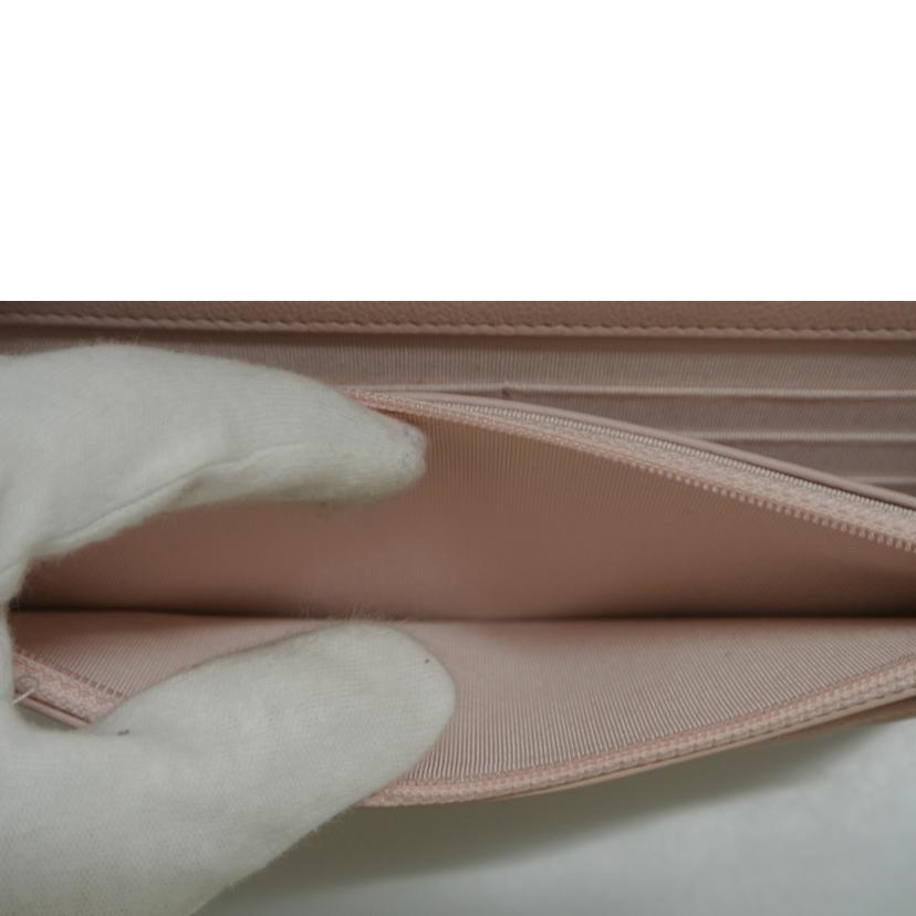 CHANEL シャネル/Vステッチマトラッセ チェーンショルダーウォレット ピンク//22984504/Aランク/87