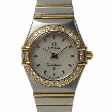 OMEGA オメガ/コンステレーションミニSS×YG/ダイヤ/シェル文字盤/1267.70//59979372/Aランク/84
