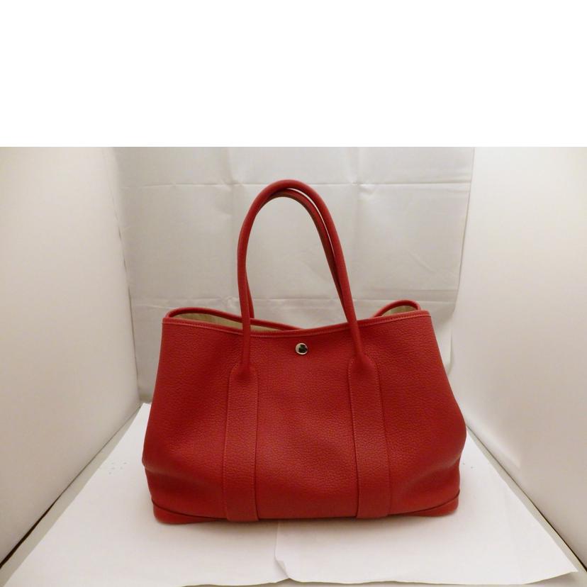 HERMES エルメス/ガーデンパーティPM/ネゴンダ/ルージュガランス//AN.1 □R刻印/ABランク/95