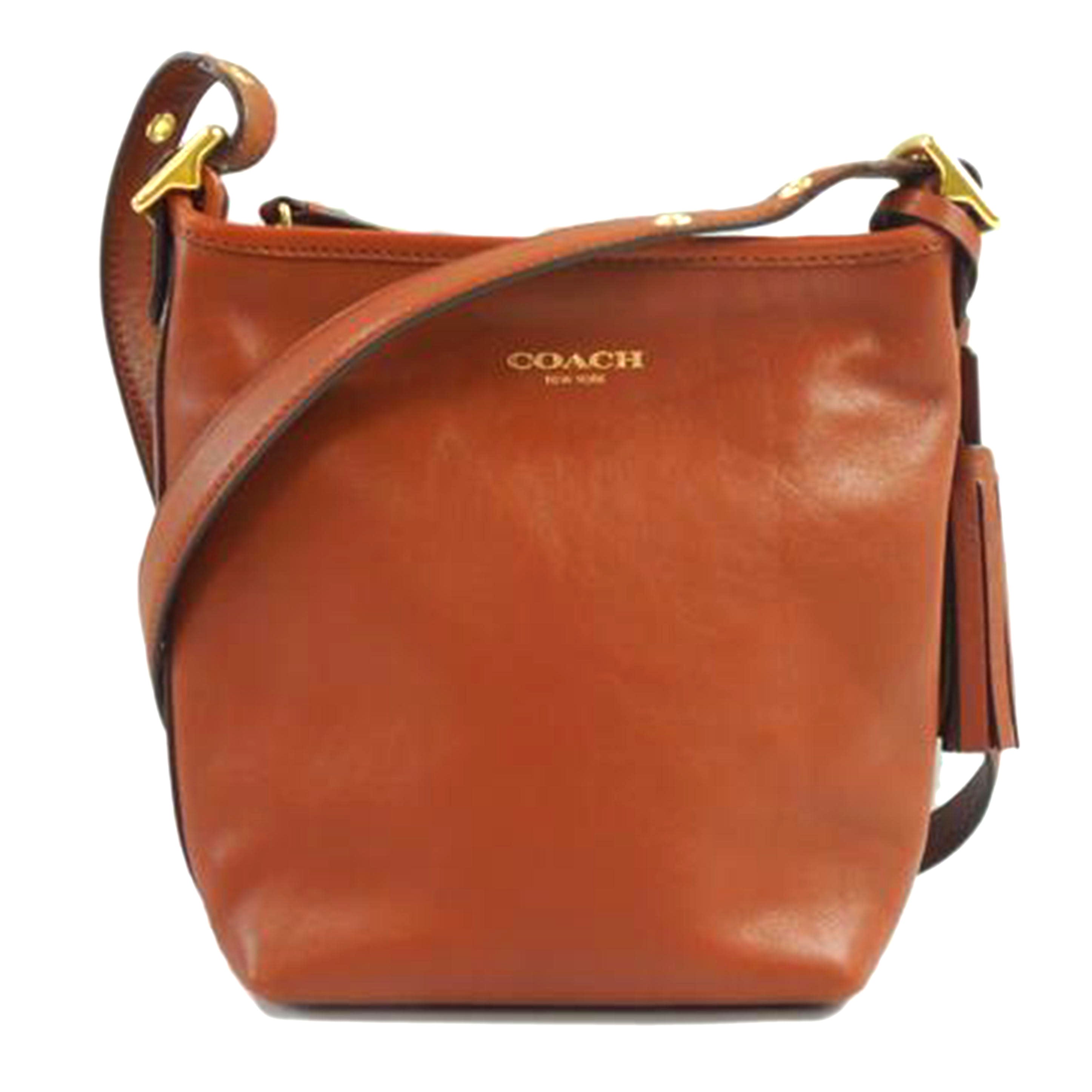 COACH/レガシーレザーミニダッフルショルダー/19901//D1380/Aランク/83