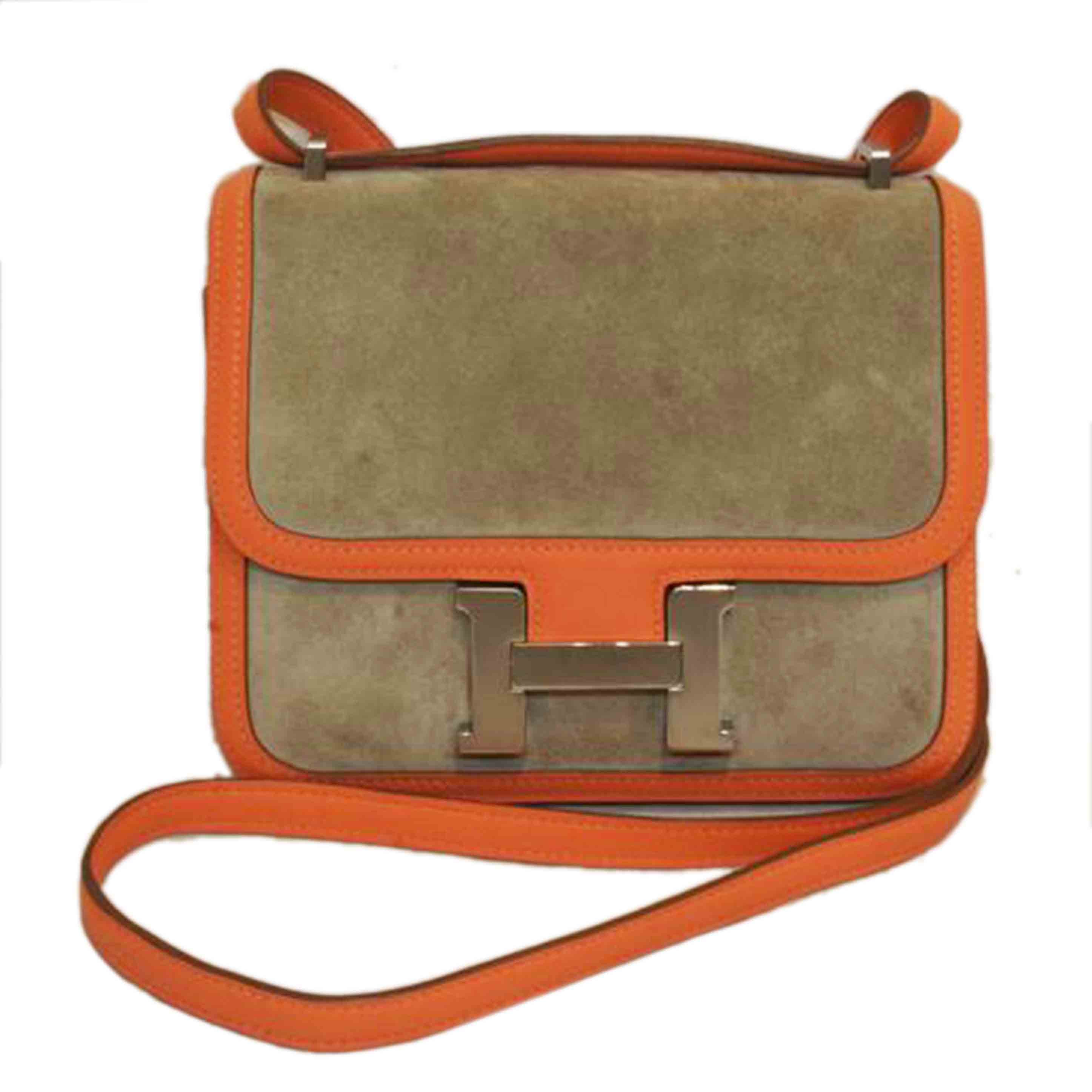 HERMES エルメス/コンスタンスミニ18/ドブリス×スイフト/クレヴィットグレーSV//□R刻*****/Aランク/92