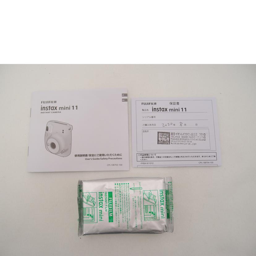 FUJIFILM 富士フィルム/チェキ/インスタントカメラ/instax mini11//W00GYZG/Aランク/69