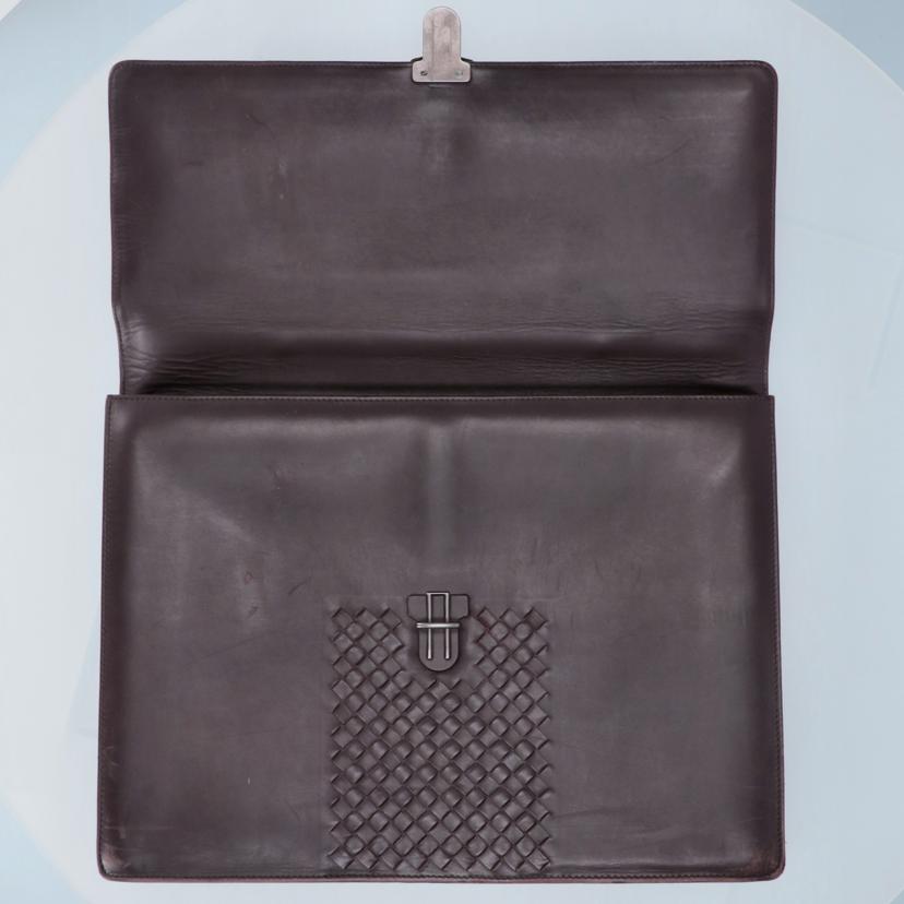 BOTTEGA ボッテガヴェネタ/イントレチャート/レザーブリーフバッグ/155169//V4641/Bランク/75