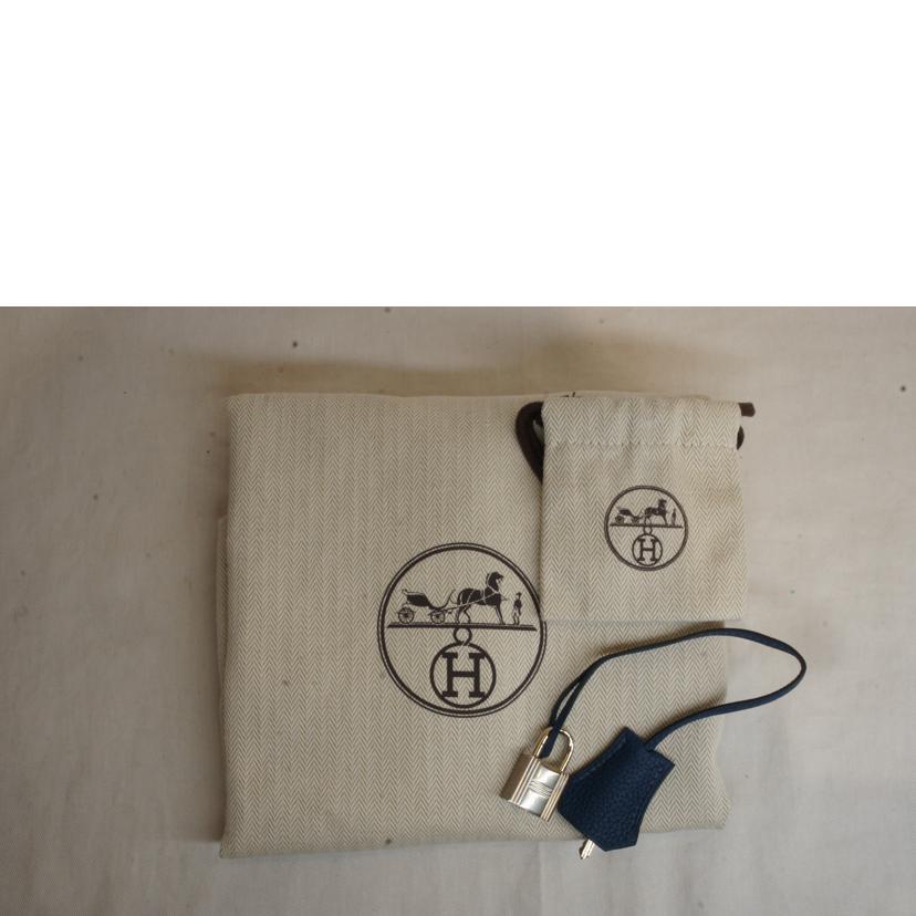 HERMES エルメス/バーキン30/トゴ/ブルーエレクトリック/パラジウム金具//D刻印********/SAランク/92