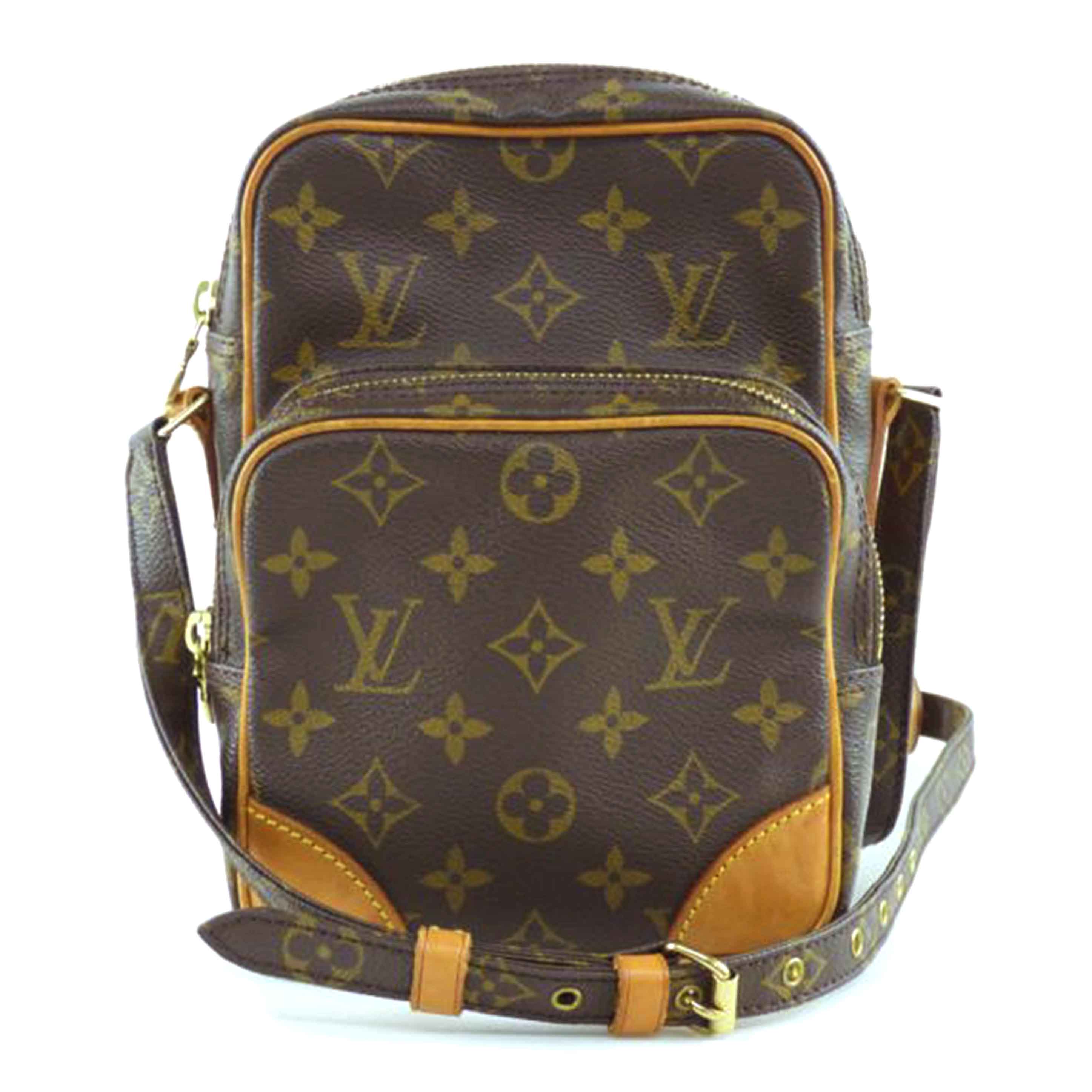 LOUIS VUITTON ルイヴィトン ルイ・ヴィトン ビトン ショルダーバッグ ハンドバッグ トートバッグ ブラウン メンズ レディース 定番 人気 LV 斜め掛け 肩がけ/アマゾン/モノグラム/M45236//AR1***/Bランク/64