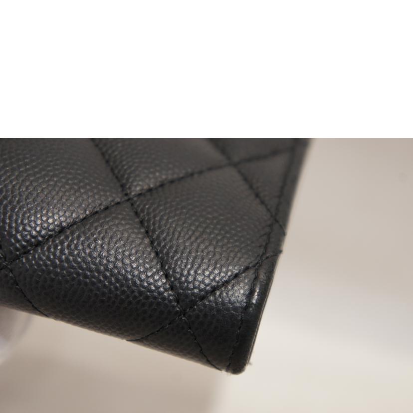 CHANEL シャネル/CCフィリグリーキャビアスキンロングウォレット/A84448//29679789/ABランク/92