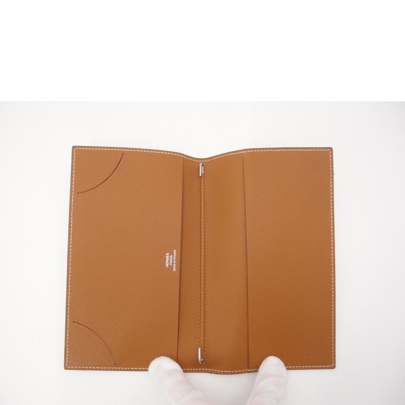 HERMES エルメス 手帳カバー レザー 2007年頃製造 ユニセックス/アジェンダ・ヴィジョン2/ヴォーエプソン/ゴールド/038540CA//口K刻印(2007)/SAランク/69
