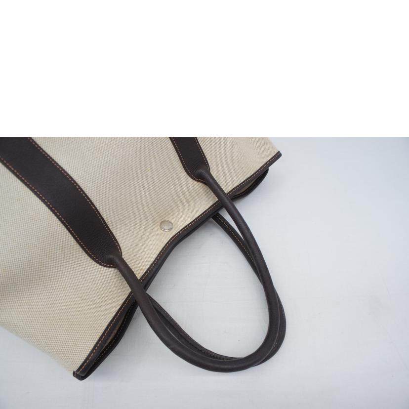 HERMES エルメス/ガーデンパーティPM26/トワルアッシュ/マロン//□H 2004年製/Bランク/05