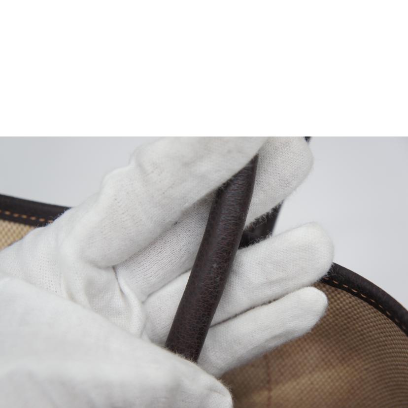 HERMES エルメス/ガーデンパーティPM26/トワルアッシュ/マロン//□H 2004年製/Bランク/05