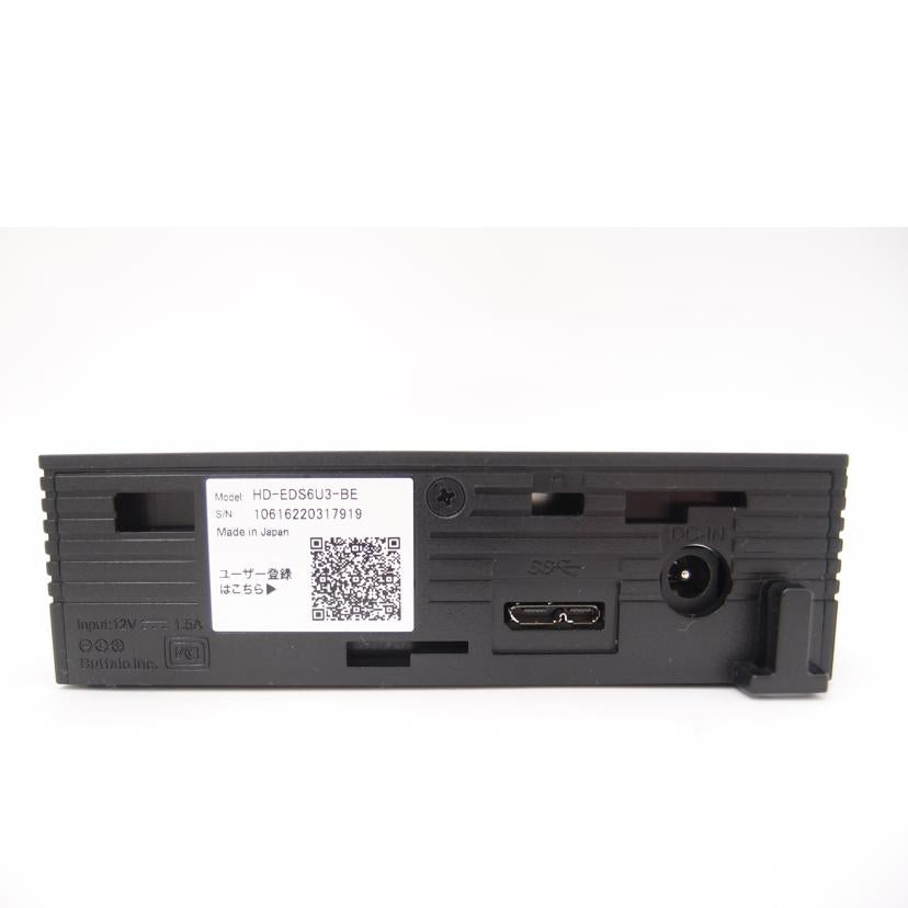BUFFALO バッファロー/外付けHHD/HD-EDS6U3-BE//10616220317919/Aランク/69