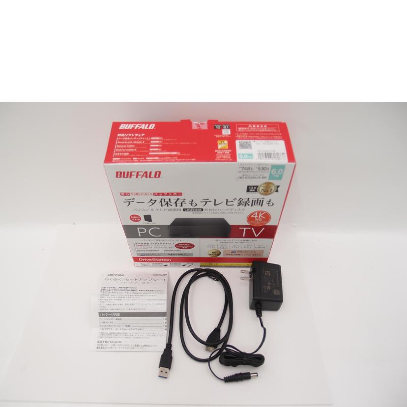 BUFFALO バッファロー/外付けHHD/HD-EDS6U3-BE//10616220317919/Aランク/69