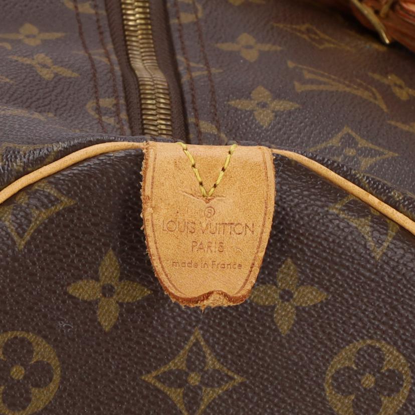 LOUIS VUITTON ルイヴィトン ルイ・ヴィトン ビトン ショルダーバッグ ハンドバッグ トートバッグ ボストンバッグ トラベルバッグ ブラウン メンズ レディース 定番 人気 LV 斜め掛け 肩がけ/キーポル 55/モノグラム/M41424//SP0***/Bランク/75
