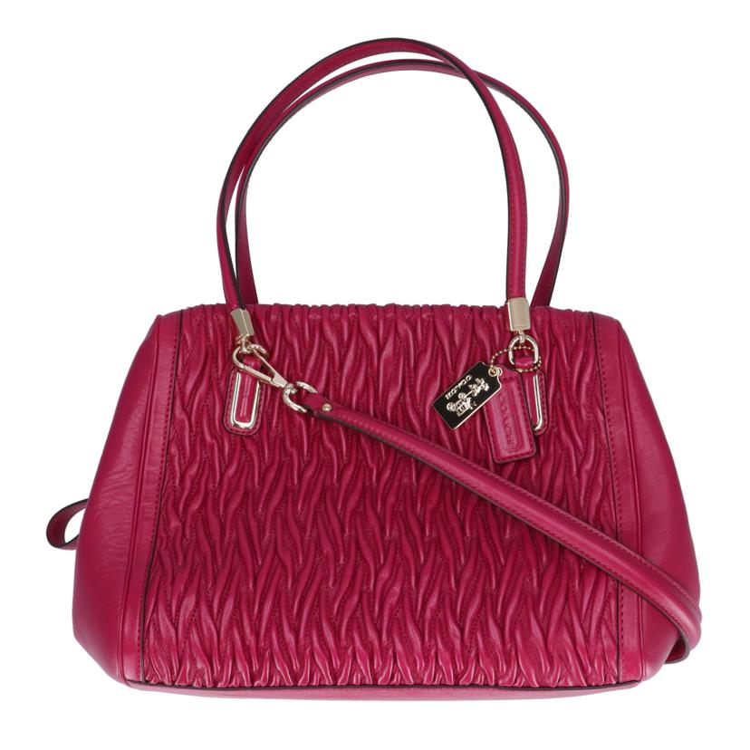 COACH コーチ/マディソンギャザードツイスト2wayバッグ/F25265//ABランク/75