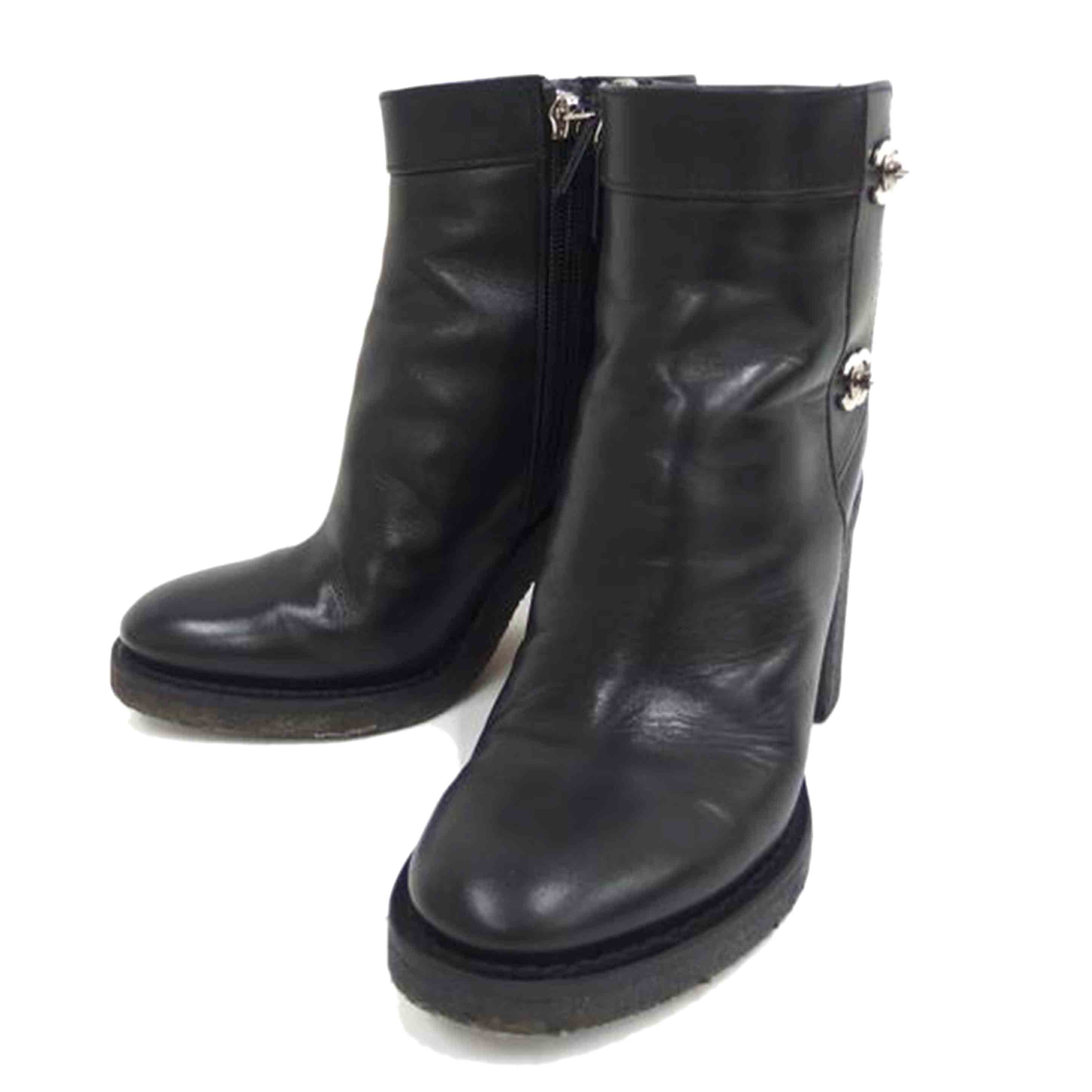 CHANEL シャネル/CHANEL ターンロックココマークブーツ/G31285X47535//ABランク/82