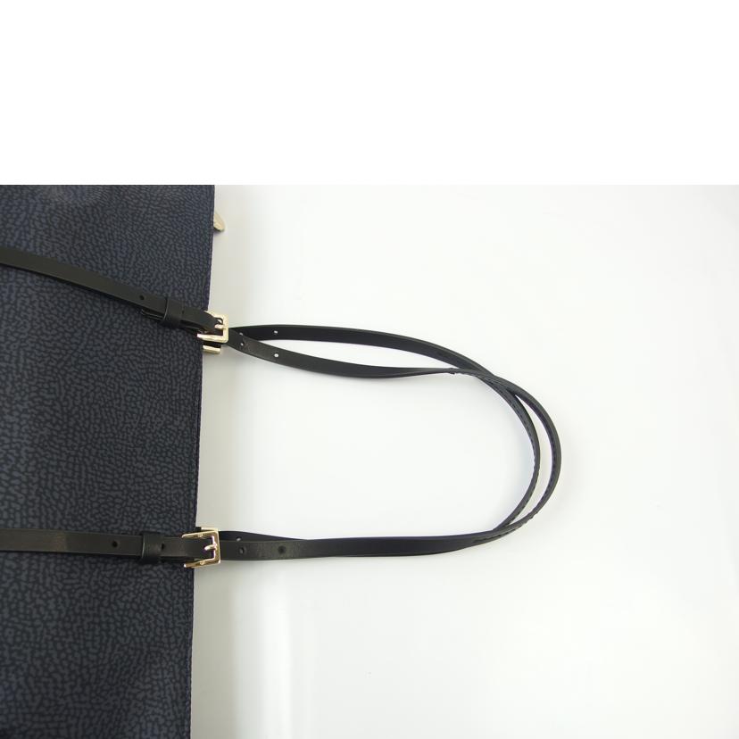 BORBONESE ボルボネーゼ/ネジ型ファスナーナイロントート//SAランク/83