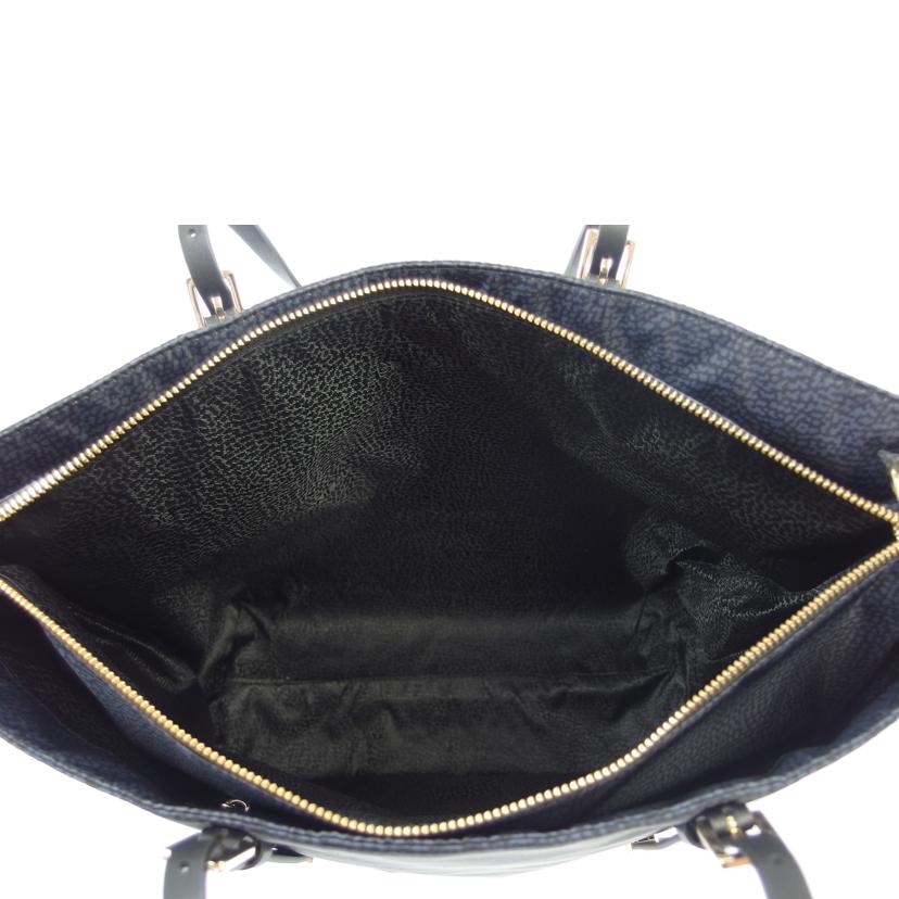 BORBONESE ボルボネーゼ/ネジ型ファスナーナイロントート//SAランク/83