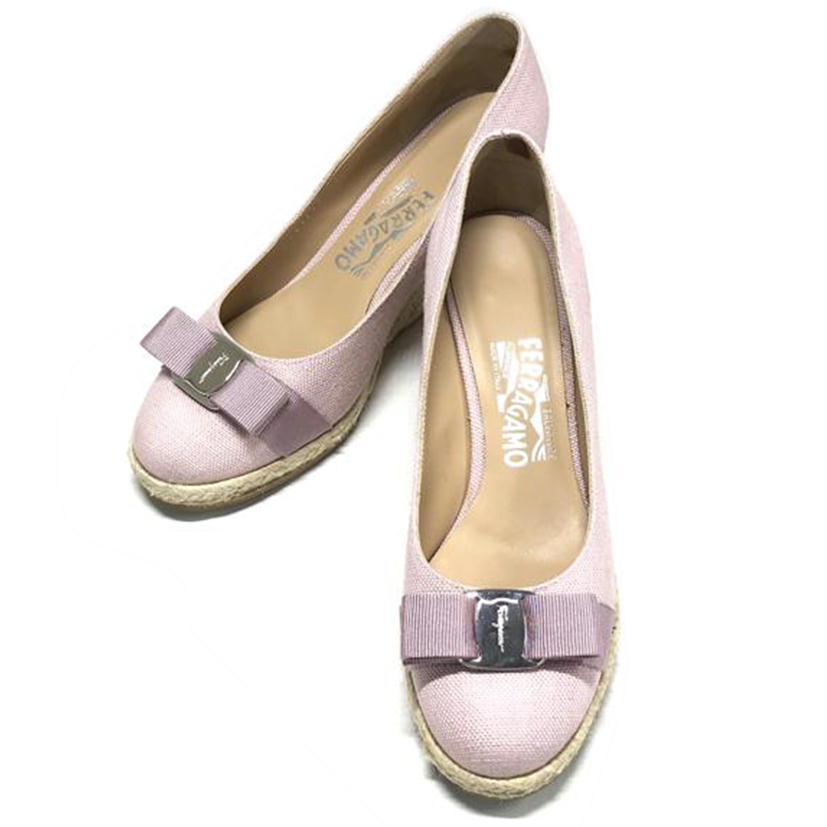 Ferragamo フェラガモ/エスパドリーユウェッジパンプス//Bランク/51